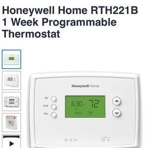 RH221B 1 week programmable thermostat new in box